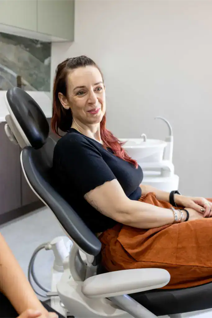 A relaxed patient in the dental chair at Treetops