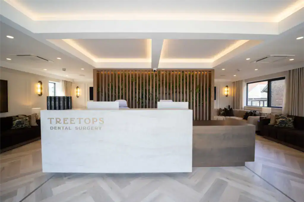 The Treetops Dental Surgery reception desk