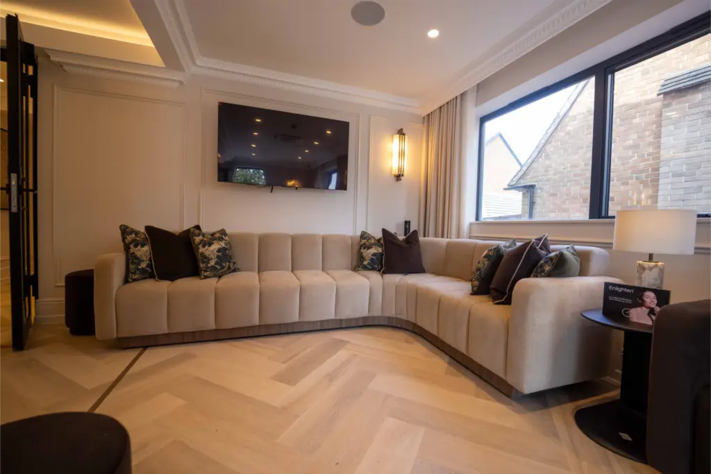 Seating in the patient waiting lounge